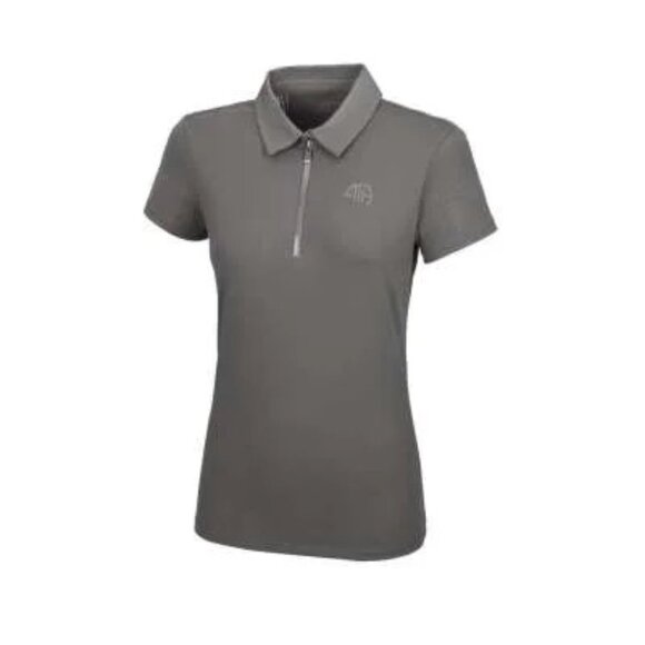 Pikeur Women's Polo Shirt Tasha Short Sleeve Equestrian Horse Black Size 38 - Picture 15 of 16